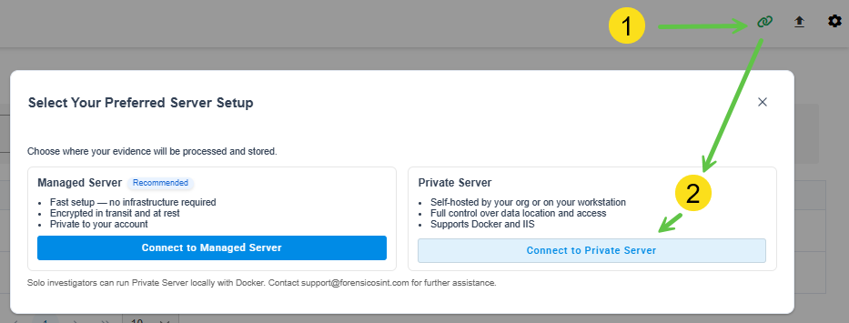 On-Prem Single Tenant Setup Step 1