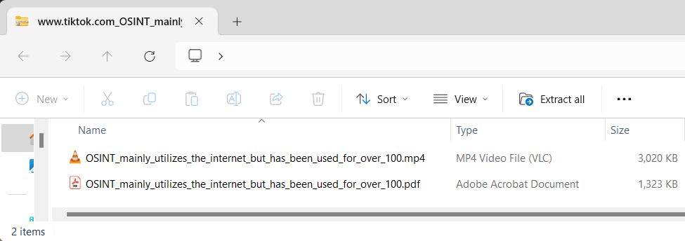 Click to view larger image Video and Continuity Report ZIP Archive