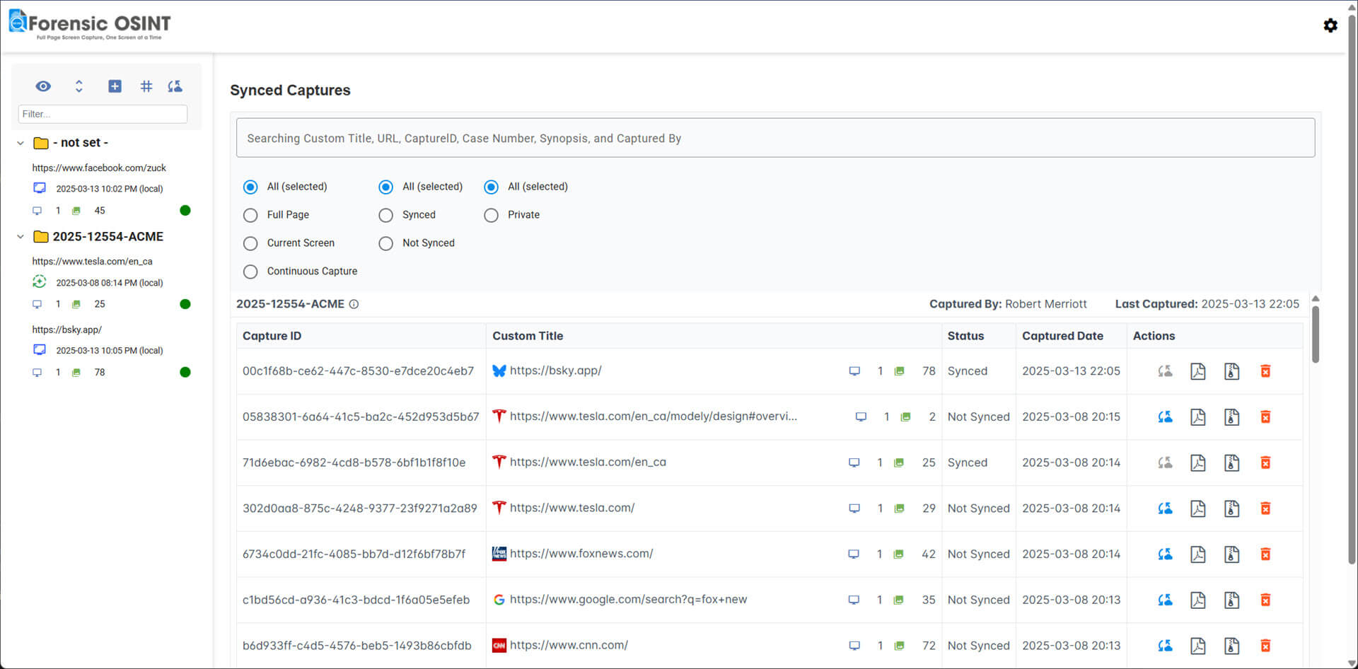 Click to view larger image. Redesigned Backend Sync Page
